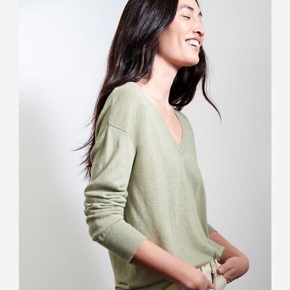 Be COOL Women's V-Neck Sweater in mint Green size S/M - Picture 1 of 11